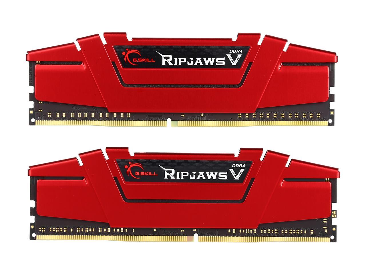 G.SKILL Ripjaws V Series 32GB (4 x 8GB) 288-Pin DDR4 SDRAM DDR4 3000 (PC4 24000) Desktop Memory Model F4-3000C15Q-32GVRB