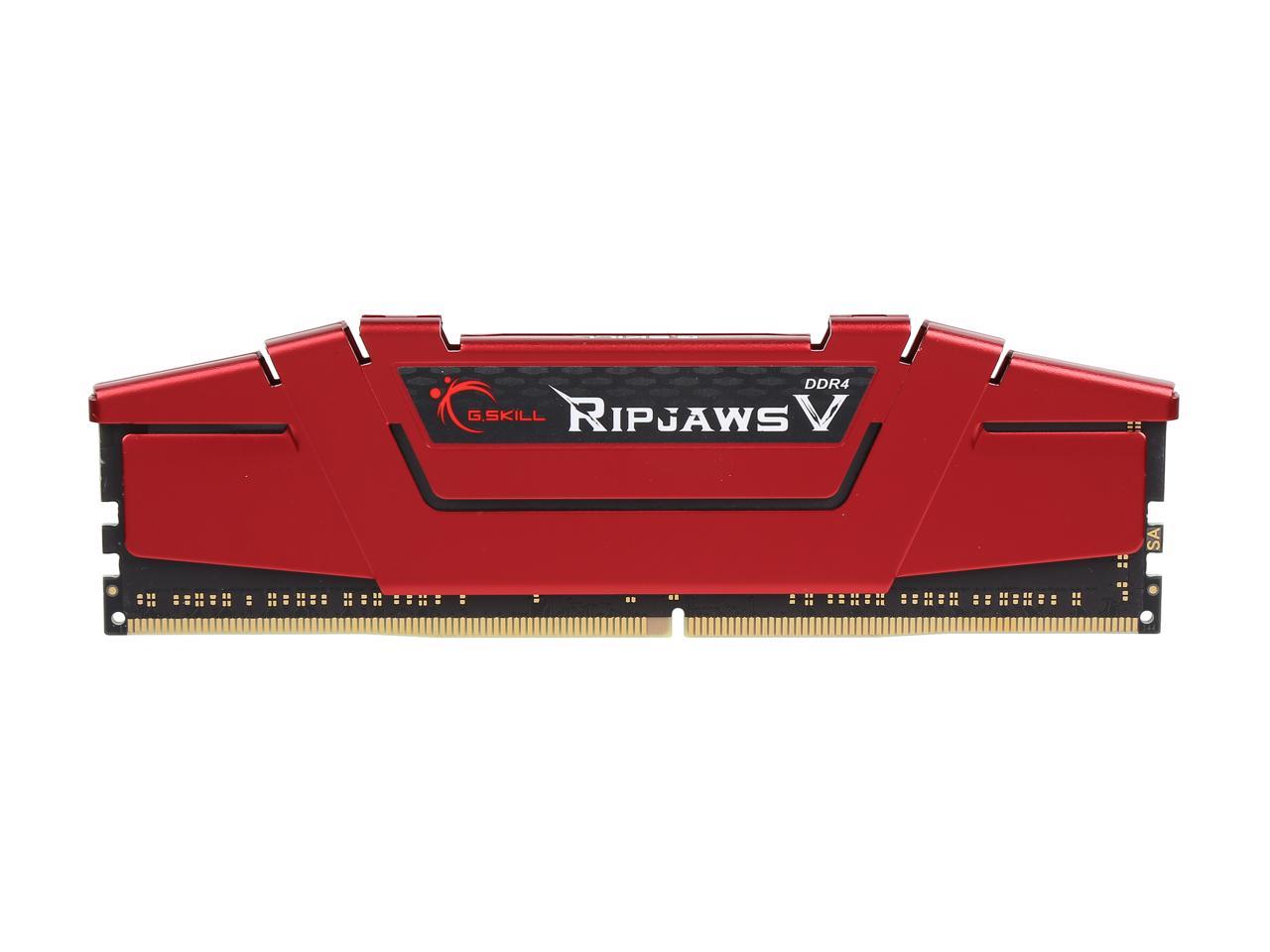 G.SKILL Ripjaws V Series 64GB (4 x 16GB) 288-Pin DDR4 SDRAM DDR4 3000 (PC4 24000) Desktop Memory Model F4-3000C15Q-64GVR