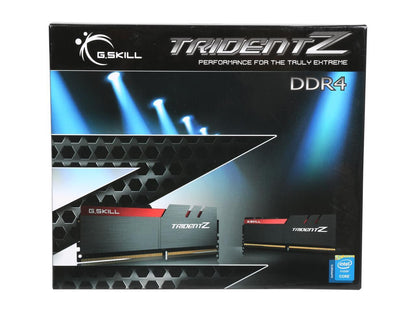 G.SKILL TridentZ Series 32GB (2 x 16GB) 288-Pin DDR4 SDRAM DDR4 2800 (PC4 22400) Intel Z370 Platform Desktop Memory Model F4-2800C14D-32GTZ