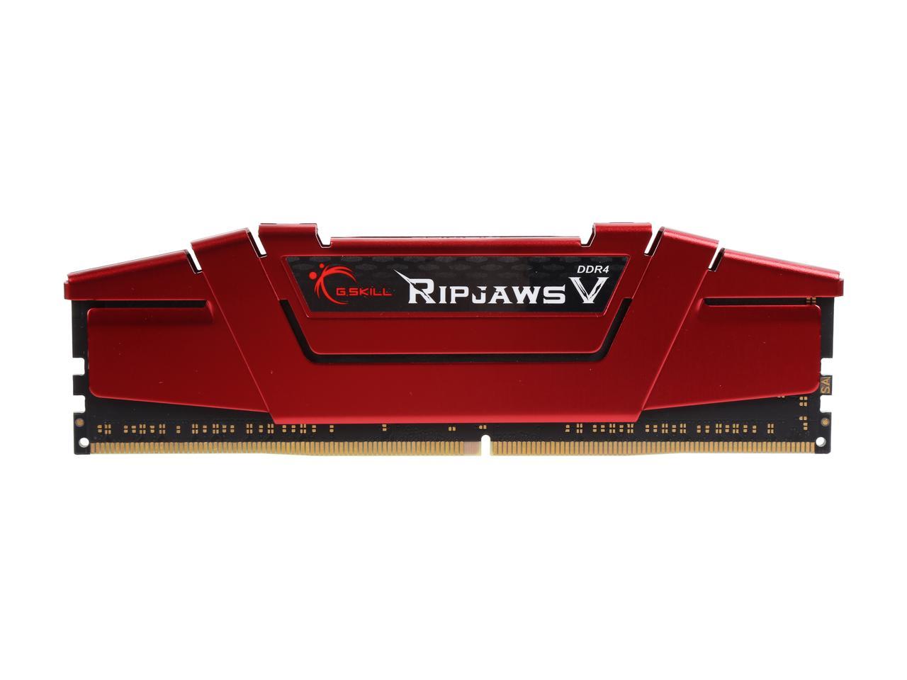 G.SKILL Ripjaws V Series 8GB 288-Pin DDR4 SDRAM DDR4 2800 (PC4 22400) Desktop Memory Model F4-2800C15S-8GVRB