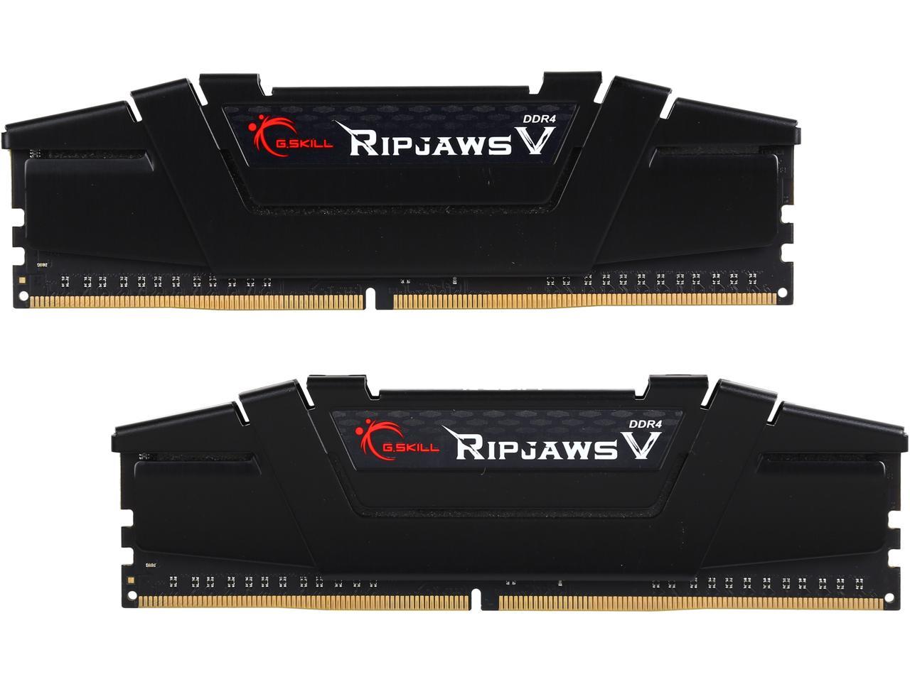 G.SKILL Ripjaws V Series 16GB (2 x 8GB) 288-Pin DDR4 SDRAM DDR4 3600 (PC4 28800) Desktop Memory Model F4-3600C17D-16GVK