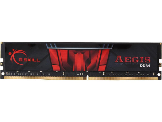G.SKILL Aegis 16GB 288-Pin DDR4 SDRAM DDR4 2400 (PC4 19200) Intel Z170 Platform / Intel X99 Platform Desktop Memory Model F4-2400C15S-16GIS