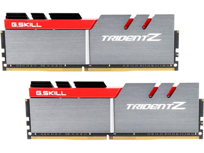 G.SKILL TridentZ Series 32GB (2 x 16GB) 288-Pin DDR4 SDRAM DDR4 3400 (PC4 27200) Intel Z370 Platform Desktop Memory Model F4-3400C16D-32GTZ