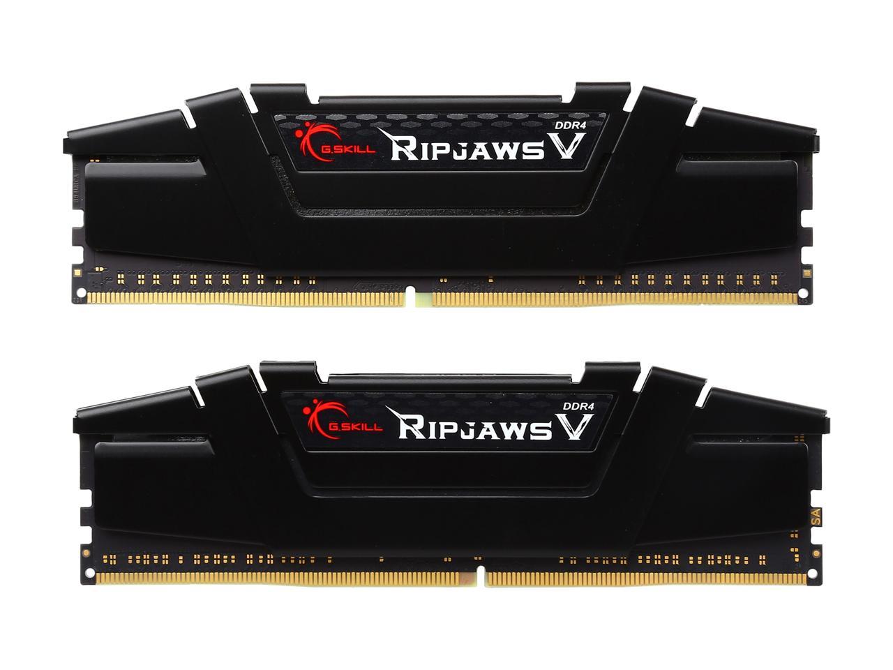 G.SKILL Ripjaws V Series 128GB (8 x 16GB) 288-Pin DDR4 SDRAM DDR4 3000 (PC4 24000) Desktop Memory Model F4-3000C14Q2-128GVKD