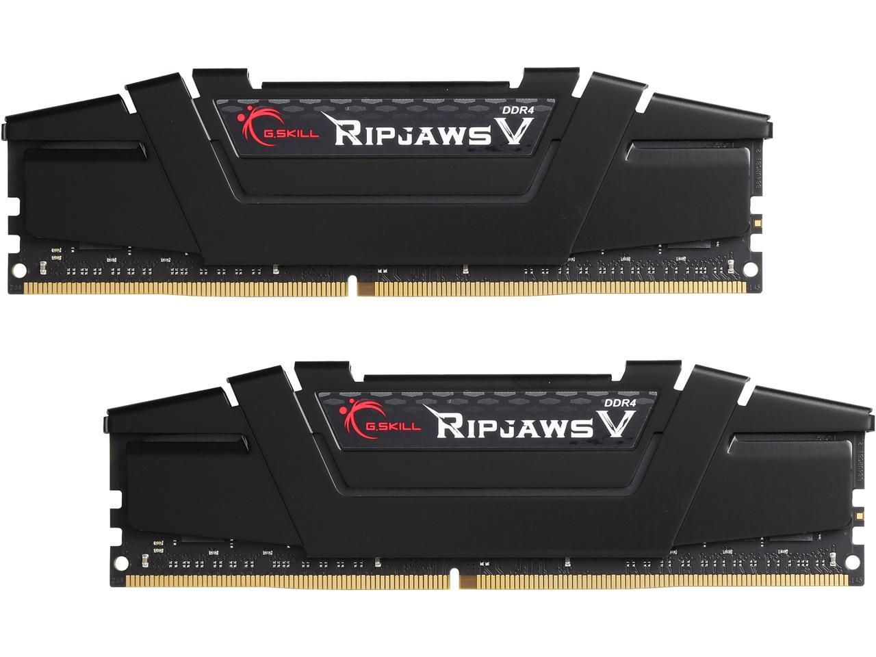 G.SKILL Ripjaws V Series 16GB (2 x 8GB) 288-Pin DDR4 SDRAM DDR4 3333 (PC4 26600) Desktop Memory Model F4-3333C16D-16GVK