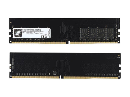 G.SKILL NS Series 16GB (2 x 8GB) 288-Pin DDR4 SDRAM DDR4 2400 (PC4 19200) Intel Z170 Platform / Intel X99 Platform Memory Kit Model F4-2400C15D-16GNS