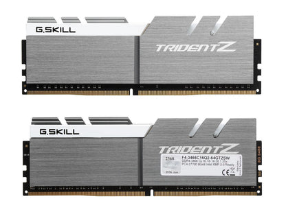 G.SKILL TridentZ Series 64GB (8 x 8GB) 288-Pin DDR4 SDRAM DDR4 3466 (PC4 27700) Intel X99 Platform Desktop Memory Model F4-3466C16Q2-64GTZSW