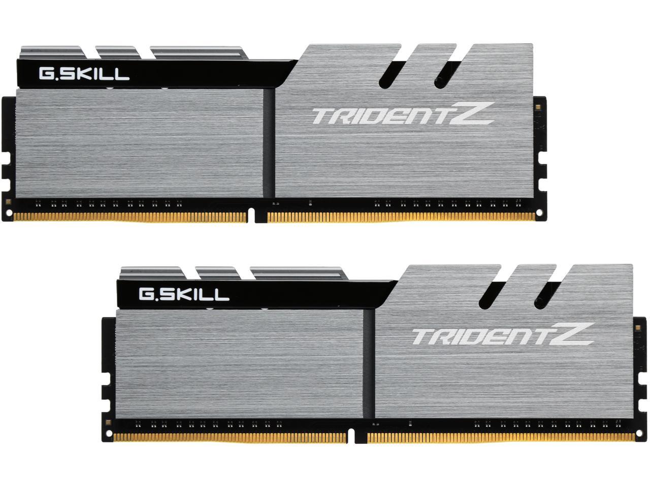 G.SKILL TridentZ Series 16GB (2 x 8GB) 288-Pin DDR4 SDRAM DDR4 3200 (PC4 25600) Intel Z370 Platform Desktop Memory Model F4-3200C15D-16GTZSK