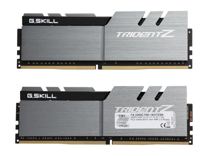 G.SKILL TridentZ Series 16GB (2 x 8GB) 288-Pin DDR4 SDRAM DDR4 3200 (PC4 25600) Intel Z370 Platform Desktop Memory Model F4-3200C15D-16GTZSK