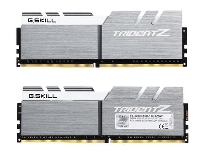 G.SKILL TridentZ Series 16GB (2 x 8GB) 288-Pin DDR4 SDRAM DDR4 3200 (PC4 25600) Intel Z370 Platform Desktop Memory Model F4-3200C15D-16GTZSW