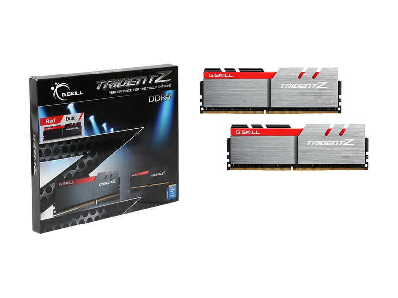 G.SKILL TridentZ Series 32GB (2 x 16GB) 288-Pin DDR4 SDRAM DDR4 3200 (PC4 25600) Intel Z370 Platform Memory (Desktop Memory) Model F4-3200C16D-32GTZ