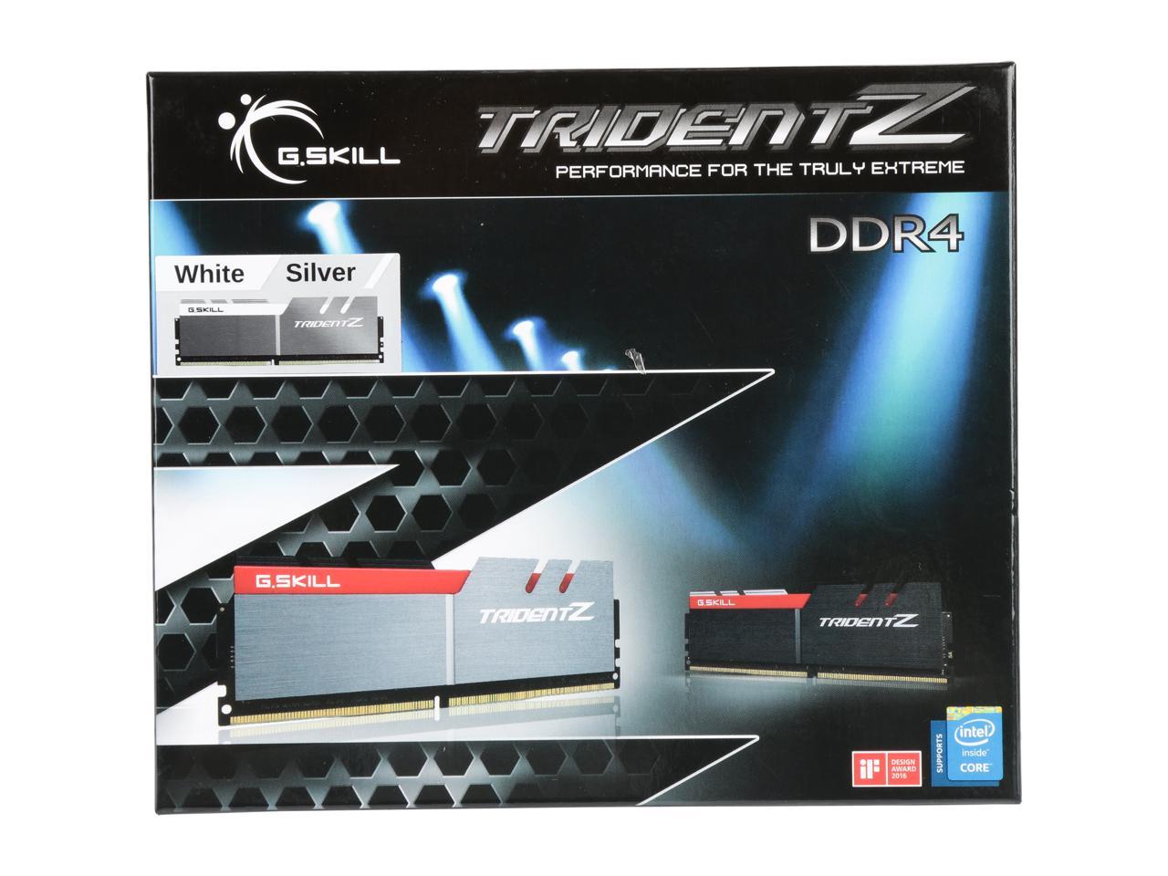 G.SKILL TridentZ Series 64GB (4 x 16GB) 288-Pin DDR4 SDRAM DDR4 3466 (PC4 27700) Intel Z370 Platform Desktop Memory Model F4-3466C16Q-64GTZSW