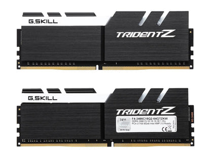 G.SKILL TridentZ Series 64GB (8 x 8GB) 288-Pin DDR4 SDRAM DDR4 3466 (PC4 27700) Intel Z370 Platform Desktop Memory Model F4-3466C16Q-32GTZKW