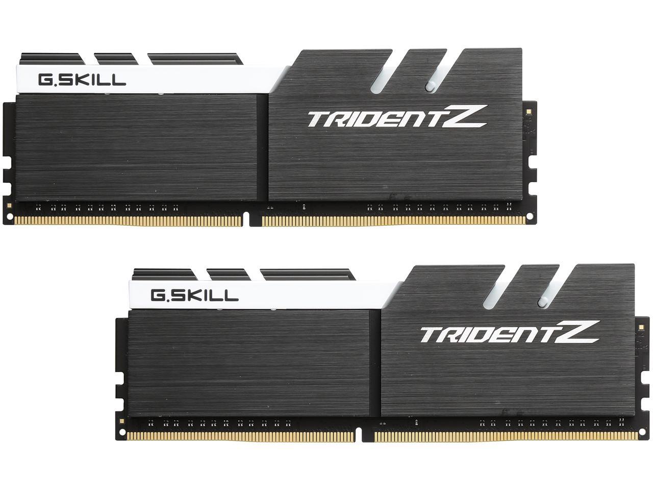 G.SKILL TridentZ Series 16GB (2 x 8GB) 288-Pin DDR4 SDRAM DDR4 3600 (PC4 28800) Intel Z170 / Z270 / Z370 / X299 Desktop Memory Model F4-3600C16D-16GTZKW