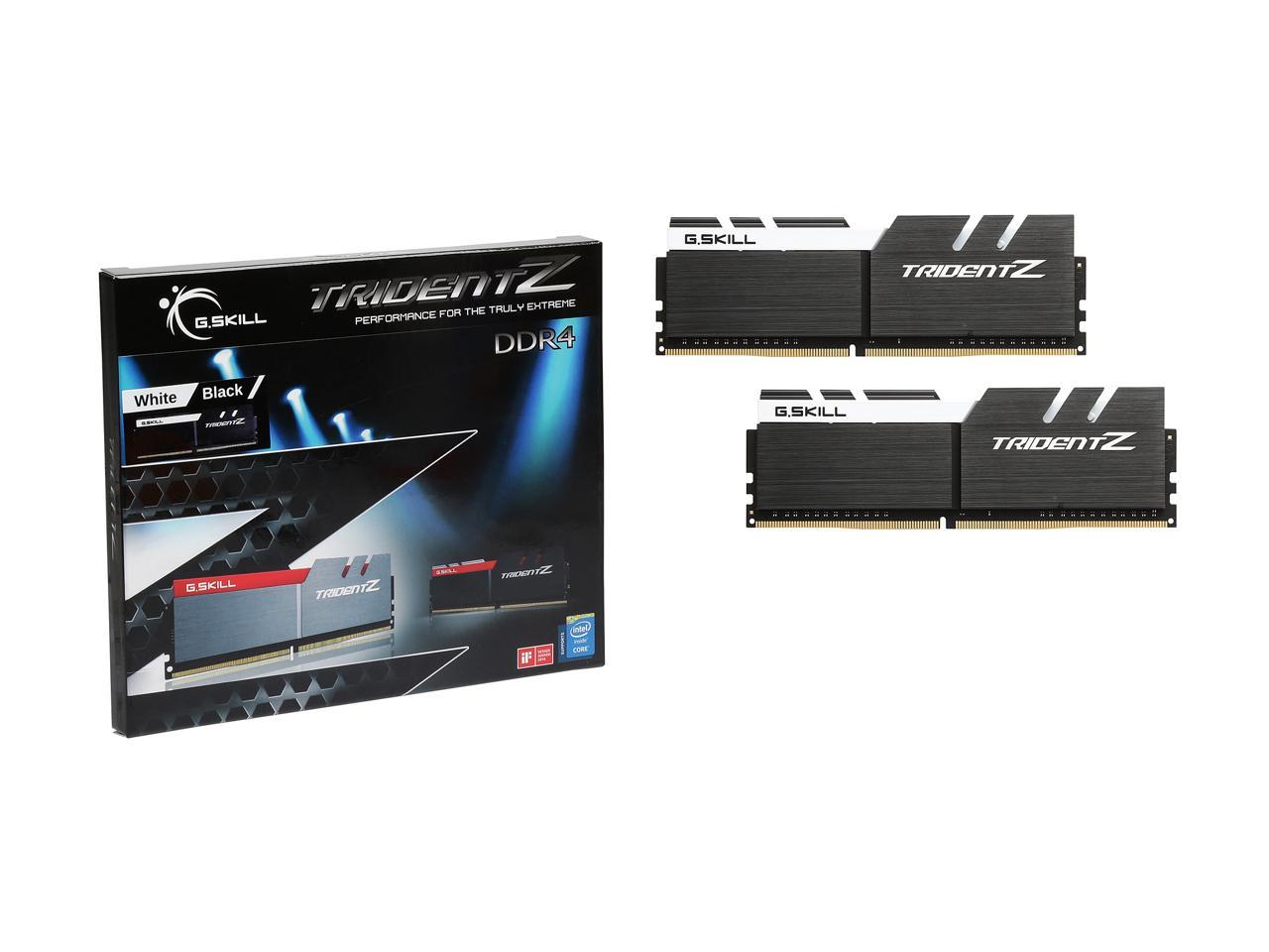 G.SKILL TridentZ Series 16GB (2 x 8GB) 288-Pin DDR4 SDRAM DDR4 3600 (PC4 28800) Intel Z170 / Z270 / Z370 / X299 Desktop Memory Model F4-3600C16D-16GTZKW