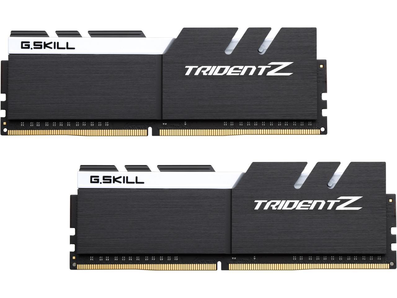 G.SKILL TridentZ Series 16GB (2 x 8GB) 288-Pin DDR4 SDRAM DDR4 3866 (PC4 30900) Intel Z270 / Z370 Memory (Desktop Memory) Model F4-3866C18D-16GTZKW