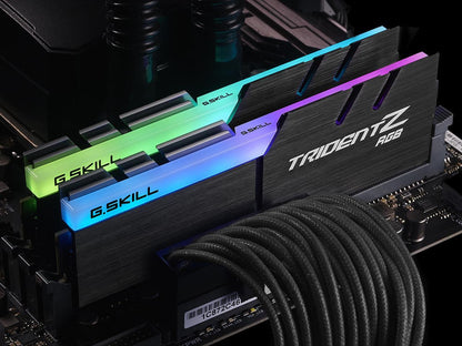 G.SKILL TridentZ RGB Series 16GB (2 x 8GB) 288-Pin DDR4 SDRAM DDR4 3000 (PC4 24000) Desktop Memory Model F4-3000C14D-16GTZR