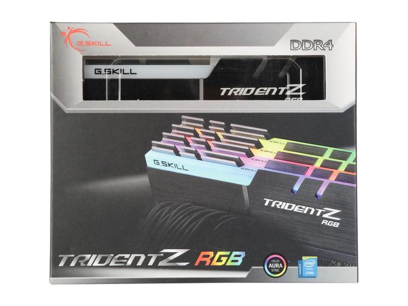 G.SKILL TridentZ RGB Series 64GB (4 x 16GB) 288-Pin DDR4 SDRAM DDR4 3000 (PC4 24000) Desktop Memory Model F4-3000C14Q-64GTZR