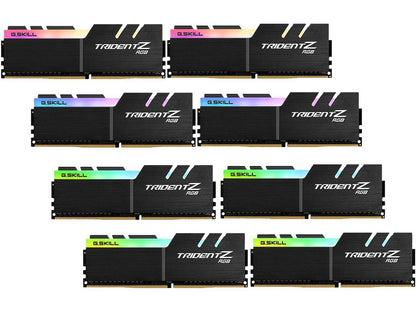 G.SKILL TridentZ RGB Series 64GB (8 x 8GB) 288-Pin DDR4 SDRAM DDR4 3600 (PC4 28800) Intel X299 Desktop Memory Model F4-3600C16Q2-64GTZR