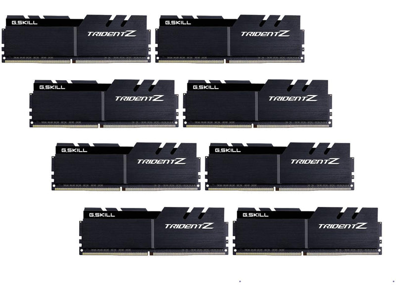 G.SKILL TridentZ Series 128GB (8 x 16GB) 288-Pin DDR4 SDRAM DDR4 3600 (PC4 28800) Intel X299 Desktop Memory Model F4-3600C17Q2128GTZKK