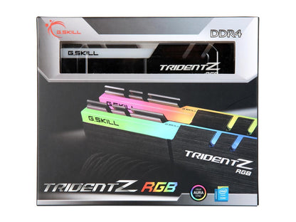 G.SKILL TridentZ RGB Series 32GB (2 x 16GB) 288-Pin DDR4 SDRAM DDR4 3866 (PC4 30900) Intel Z370 Desktop Memory Model F4-3866C18D-32GTZR