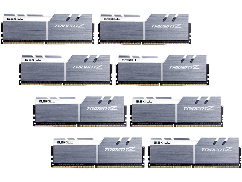G.SKILL TridentZ Series 128GB (8 x 16GB) 288-Pin DDR4 SDRAM DDR4 3866 (PC4 30900) Intel X299 Desktop Memory Model F4-3866C19Q2-128GTZSW