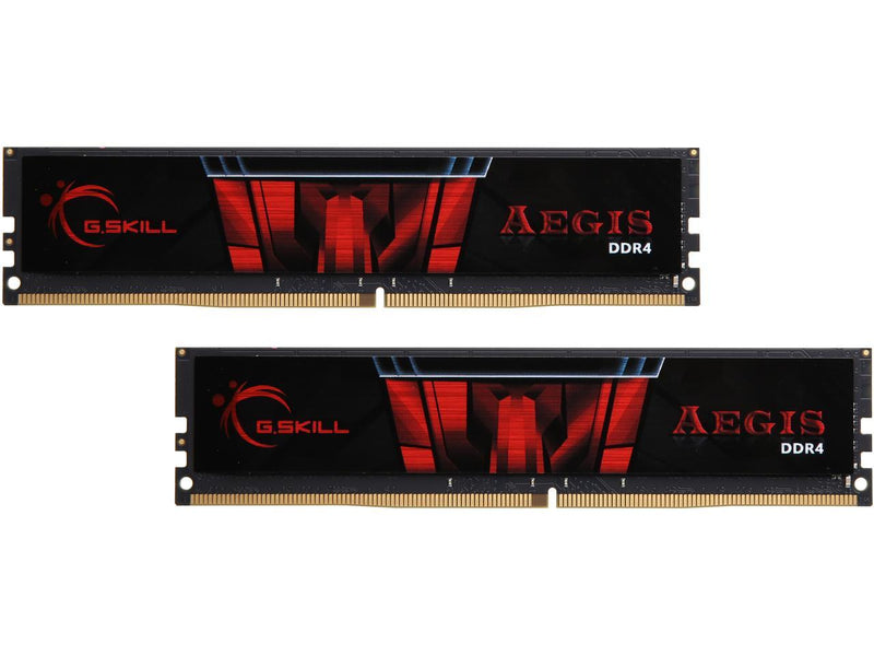 G.SKILL Aegis 32GB (2 x 16GB) 288-Pin DDR4 SDRAM DDR4 2400 (PC4 19200) Intel X299 / Z270 / Z170 / X99 Platform Desktop Memory Model F4-2400C17D-32GIS