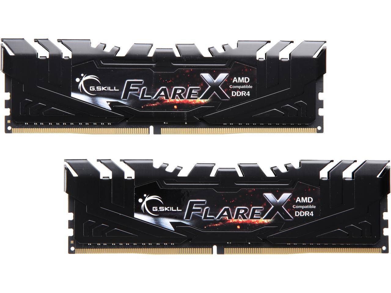 G.SKILL Flare X Series 16GB (2 x 8GB) 288-Pin DDR4 SDRAM DDR4 2933 (PC4 23400) Desktop Memory Model F4-2933C14D-16GFX