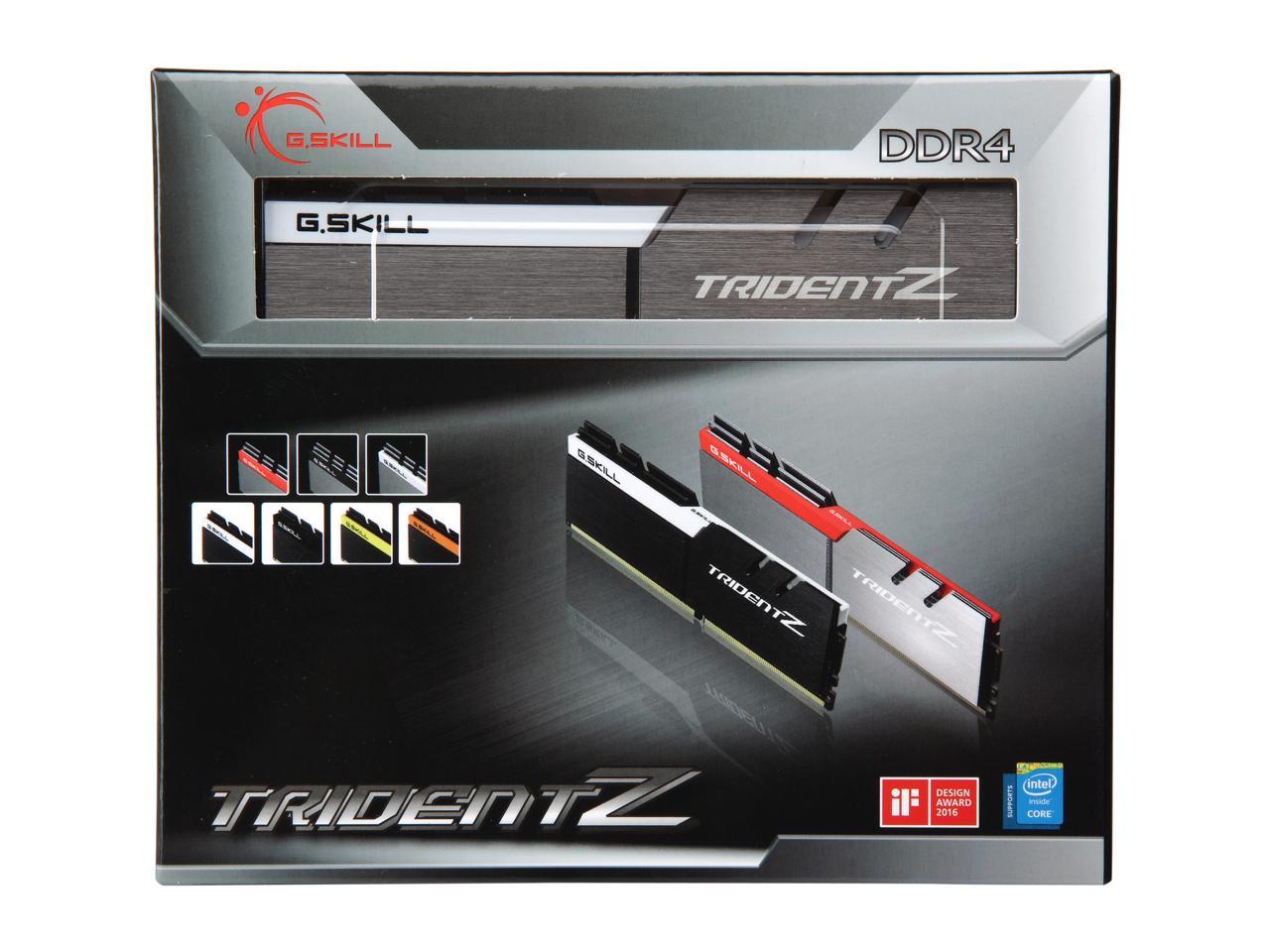 G.SKILL TridentZ Series 64GB (4 x 16GB) 288-Pin DDR4 SDRAM DDR4 3733 (PC4 29800) Intel Z370 Desktop Memory Model F4-3733C17Q-64GTZSW