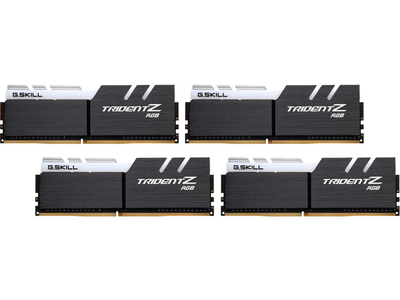 G.SKILL TridentZ RGB Series 32GB (4 x 8GB) 288-Pin DDR4 SDRAM DDR4 4133 (PC4 33000) Intel Z370 / X299 Desktop Memory Model F4-4133C19Q-32GTZRF