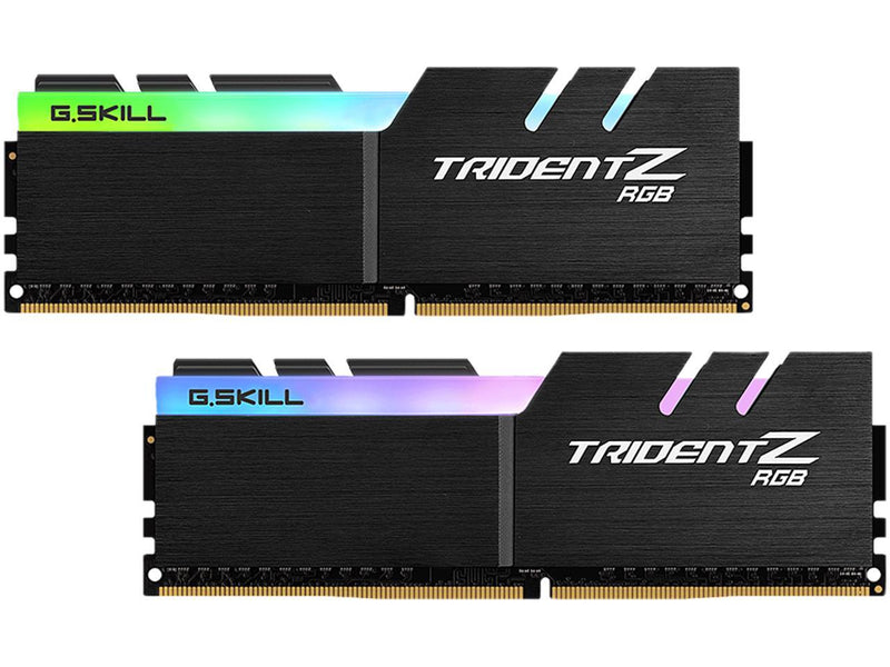 G.SKILL TridentZ RGB Series 16GB (2 x 8GB) 288-Pin DDR4 SDRAM DDR4 4133 (PC4 33000) Desktop Memory Model F4-4133C17D-16GTZR