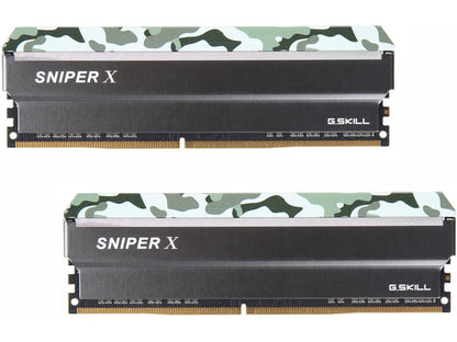 G.SKILL Sniper X Series 32GB (2 x 16GB) 288-Pin DDR4 SDRAM DDR4 3000 (PC4 24000) Intel X299 / Z370 / Z270 / Z170 Platform Desktop Memory Model F4-3000C16D-32GSXFB