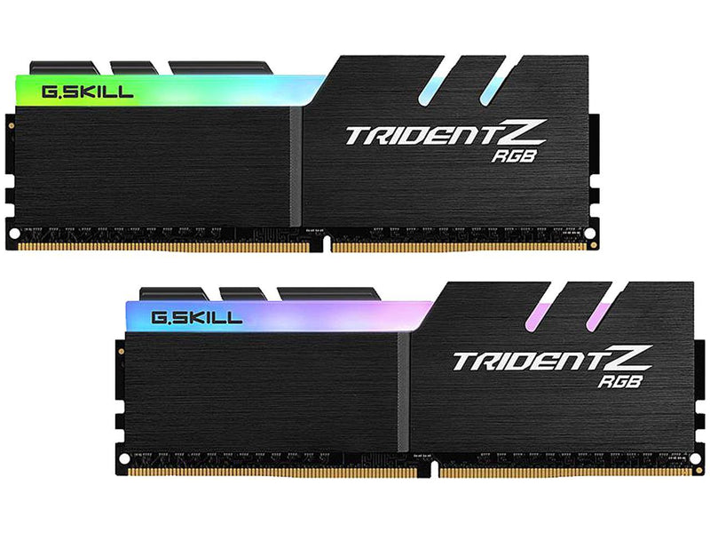 G.SKILL TridentZ RGB Series 16GB (2 x 8GB) 288-Pin DDR4 SDRAM DDR4 4400 (PC4 35200) Desktop Memory Model F4-4400C18D-16GTZR