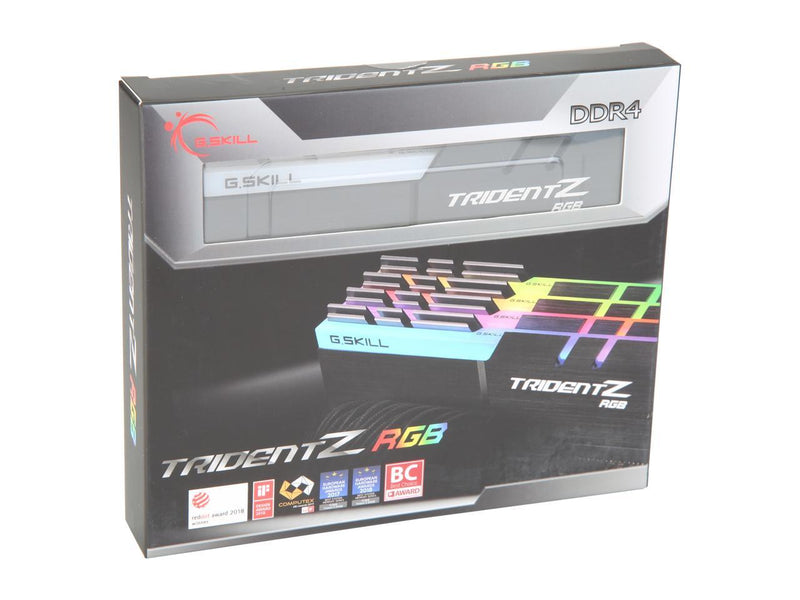 G.SKILL TridentZ RGB Series 32GB (4 x 8GB) 288-Pin DDR4 SDRAM DDR4 3600 (PC4 28800) Intel XMP 2.0 Desktop Memory Model F4-3600C19Q-32GTZRB