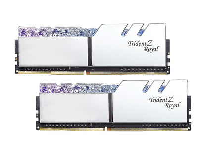 G.SKILL Trident Z Royal Series 16GB (2 x 8GB) 288-Pin RGB DDR4 SDRAM DDR4 4000 (PC4 32000) Desktop Memory Model F4-4000C17D-16GTRS