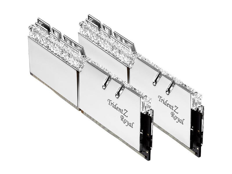 G.SKILL Trident Z Royal Series 32GB (4 x 8GB) 288-Pin RGB DDR4 SDRAM DDR4 4000 (PC4 32000) Desktop Memory Model F4-4000C17Q-32GTRS