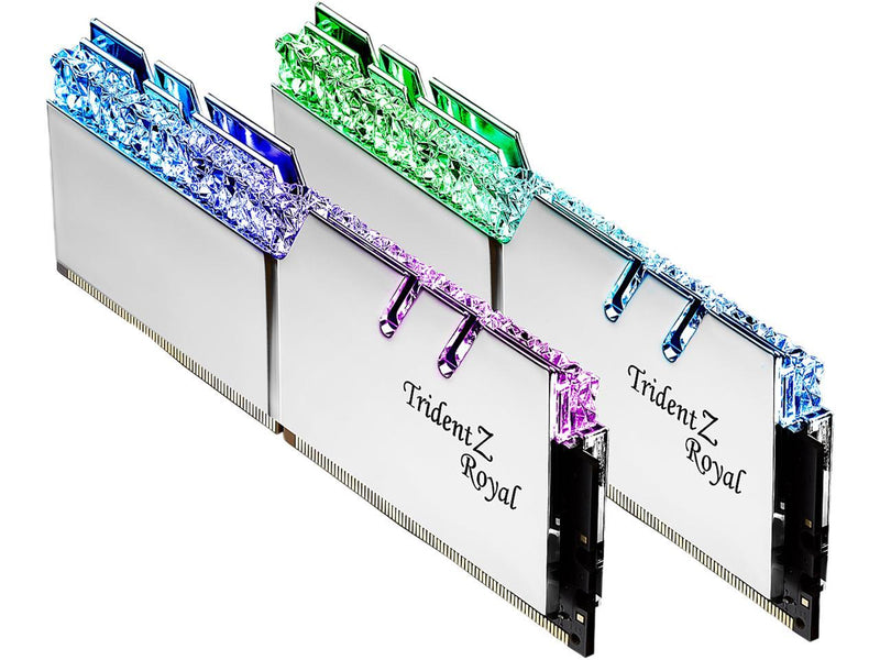 G.SKILL Trident Z Royal Series 32GB (2 x 16GB) 288-Pin DDR4 SDRAM DDR4 3600 (PC4 28800) Intel XMP 2.0 Desktop Memory Model F4-3600C19D-32GTRS