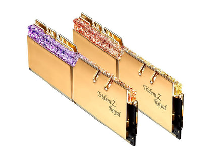 G.SKILL Trident Z Royal Series 32GB (2 x 16GB) 288-Pin DDR4 SDRAM DDR4 3600 (PC4 28800) Desktop Memory Model F4-3600C19D-32GTRG