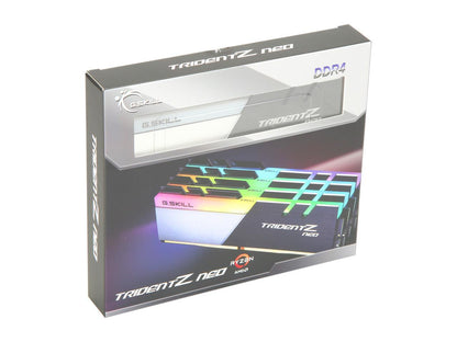 G.SKILL Trident Z Neo (For AMD Ryzen) Series 32GB (4 x 8GB) 288-Pin RGB DDR4 SDRAM DDR4 3600 (PC4 28800) Desktop Memory Model F4-3600C16Q-32GTZNC