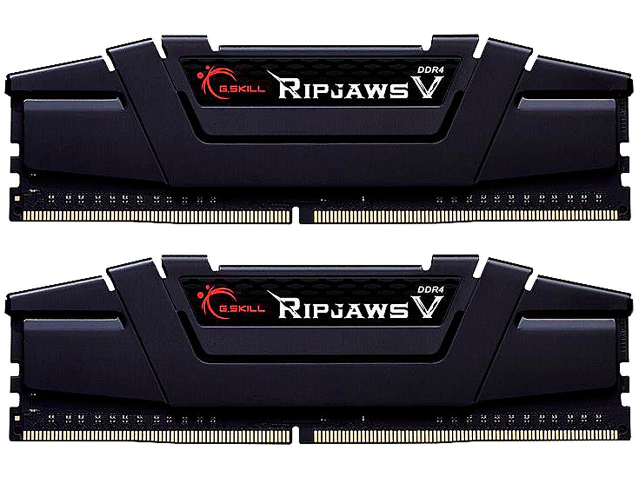 G.SKILL Ripjaws V Series 16GB (2 x 8GB) 288-Pin DDR4 SDRAM DDR4 3600 (PC4 28800) Intel XMP 2.0 Desktop Memory Model F4-3600C16D-16GVKC