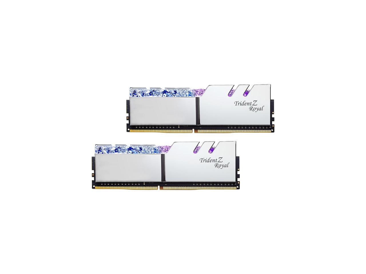 G.SKILL Trident Z Royal Series 16GB (2 x 8GB) DDR4 4000 (PC4 32000) Desktop Memory Model F4-4000C15D-16GTRS