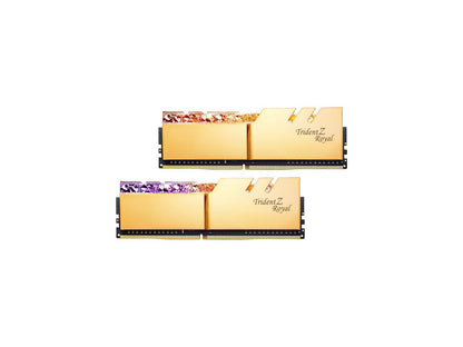G.SKILL Trident Z Royal Series 16GB (2 x 8GB) 288-Pin DDR4 SDRAM DDR4 4000 (PC4 32000) Desktop Memory Model F4-4000C15D-16GTRG