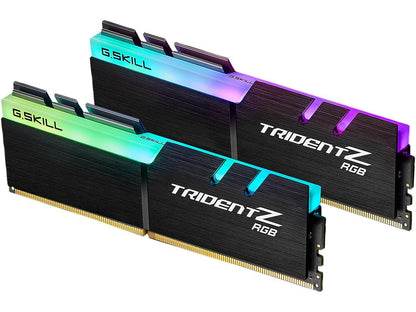 G.SKILL TridentZ RGB Series 64GB (2 x 32GB) 288-Pin DDR4 SDRAM DDR4 3200 (PC4 25600) Intel XMP 2.0 Desktop Memory Model F4-3200C16D-64GTZR