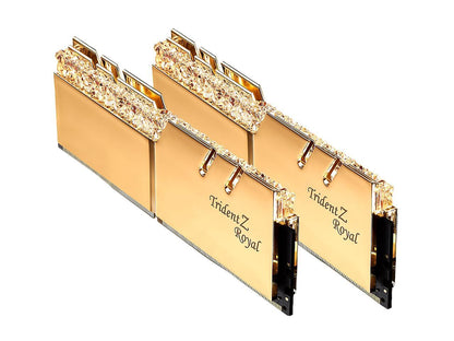 G.SKILL Trident Z Royal Series 64GB (2 x 32GB) DDR4 3600 (PC4 28800) Intel XMP 2.0 Desktop Memory Model F4-3600C18D-64GTRG