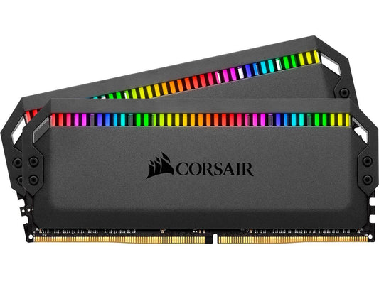 CORSAIR Dominator Platinum RGB (AMD Ryzen Ready) 32GB (2 x 16GB) 288-Pin DDR4 3600 (PC4 28800) AMD Optimized Desktop Memory Model CMT32GX4M2Z3600C18 **Open Box **