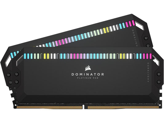 CORSAIR Dominator Platinum RGB 64GB (2 x 32GB) DDR5 6800 (PC5 54400) Desktop Memory Model CMT64GX5M2B6800C40 **Open Box **