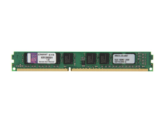Kingston 4GB 240-Pin DDR3 SDRAM DDR3 1333 Desktop Memory Model KVR13N9S8/4