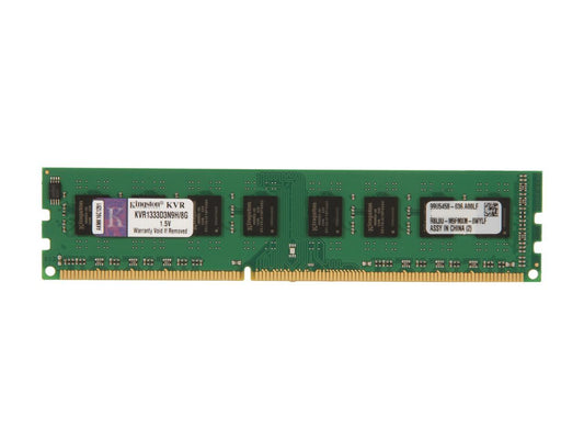Kingston ValueRAM 8GB 240-Pin DDR3 SDRAM DDR3 1333 (PC3 10600) Desktop Memory Model KVR1333D3N9H/8G