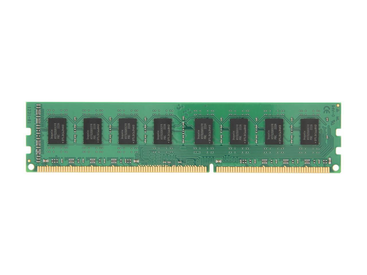 Kingston 4GB 240-Pin DDR3 SDRAM DDR3 1600 Desktop Memory STD Height 30mm Model KVR16N11H/4