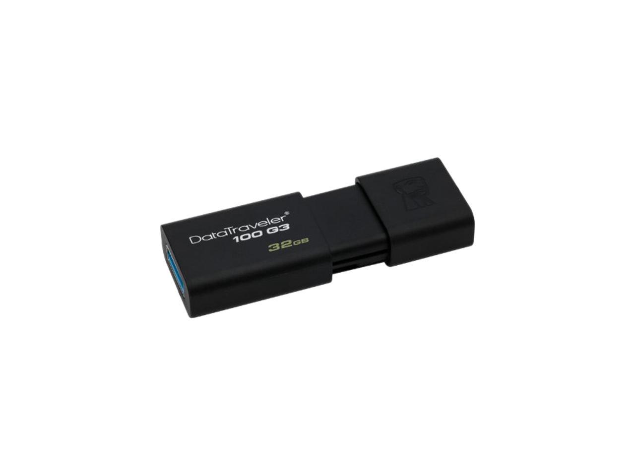 Kingston 32GB DataTraveler 100 G3 USB 3.0 Flash Drive (DT100G3/32GB)